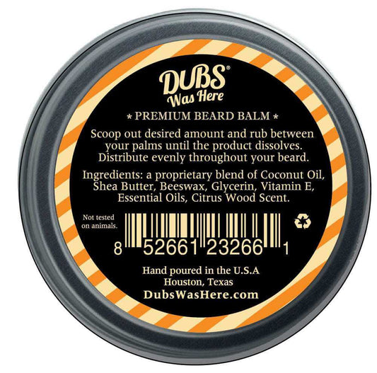 Dubs Was Here BEARD BALM - CITRUS WOOD