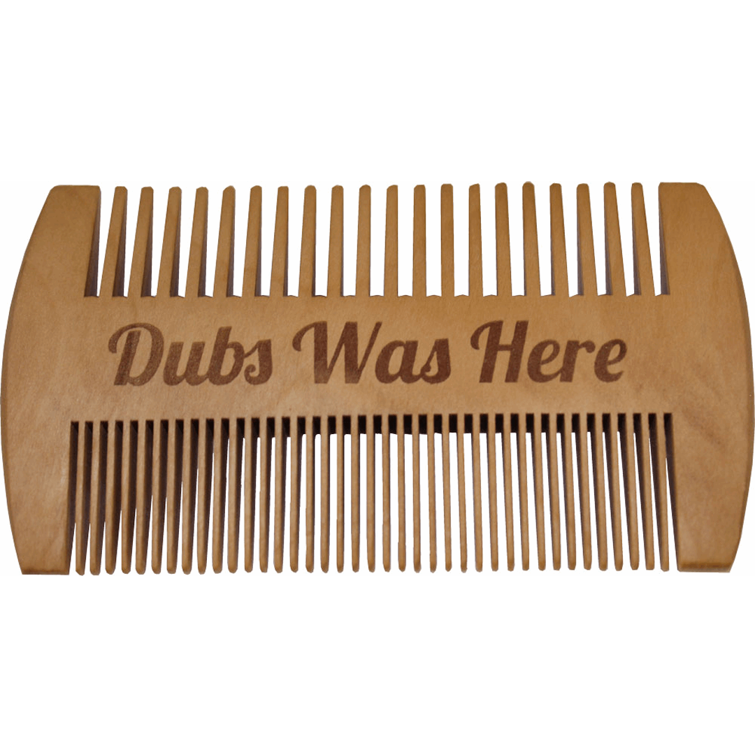 DUBS DOUBLE SIDED BEARD AND MOUSTCHE COMB