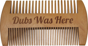 DUBS DOUBLE SIDED BEARD AND MOUSTCHE COMB